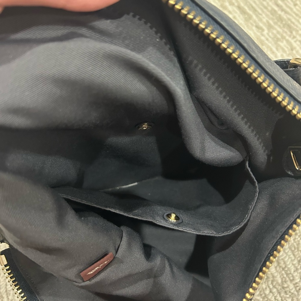 Coach Pebbled Leather Shoulder Bag with Braided Strap - Picture 6 of 9